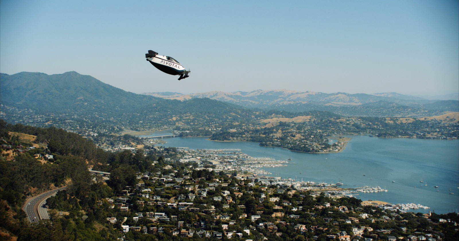Pivotal Helix aircraft at Sausalito demo